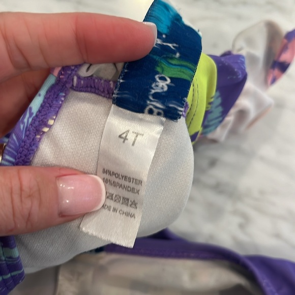 Blueberry bay Miami vice 4t bikini set - well loved condition - Picture 4 of 6